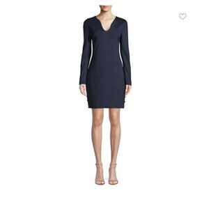 Trina Turk Shriaz Dress in Blue 8 Womens Office Shift